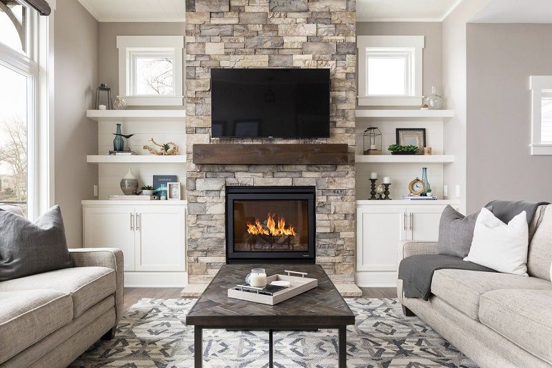 How to clean the fireplace