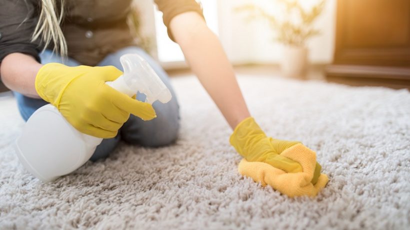 How to remove mold from carpeting?