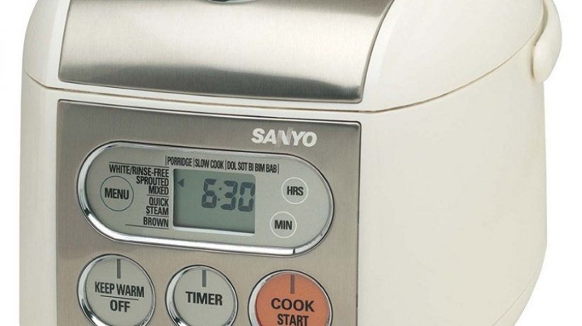 Sanyo ECJ-F50S: Non-Stick Rice Cooker and Steamer in One with Timer