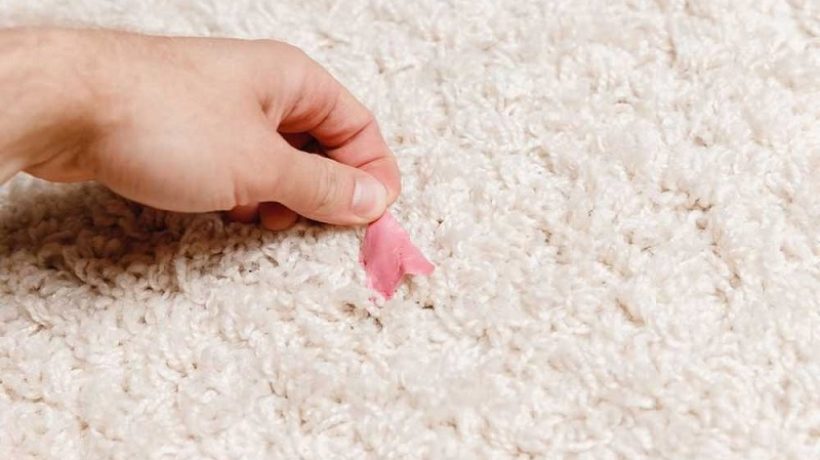 How to get gum out of carpet