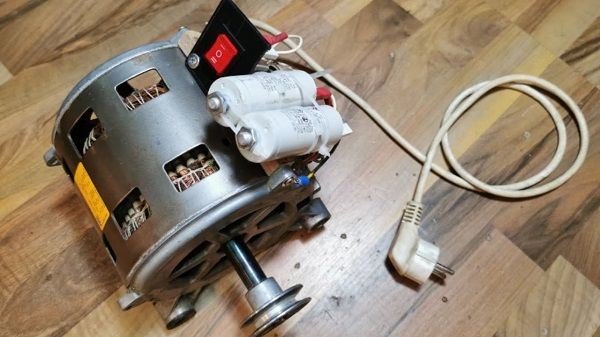 Wiring a washing machine motor to power cord
