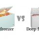 chest freezer vs deep freezer