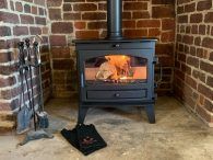 clean burning fireplace