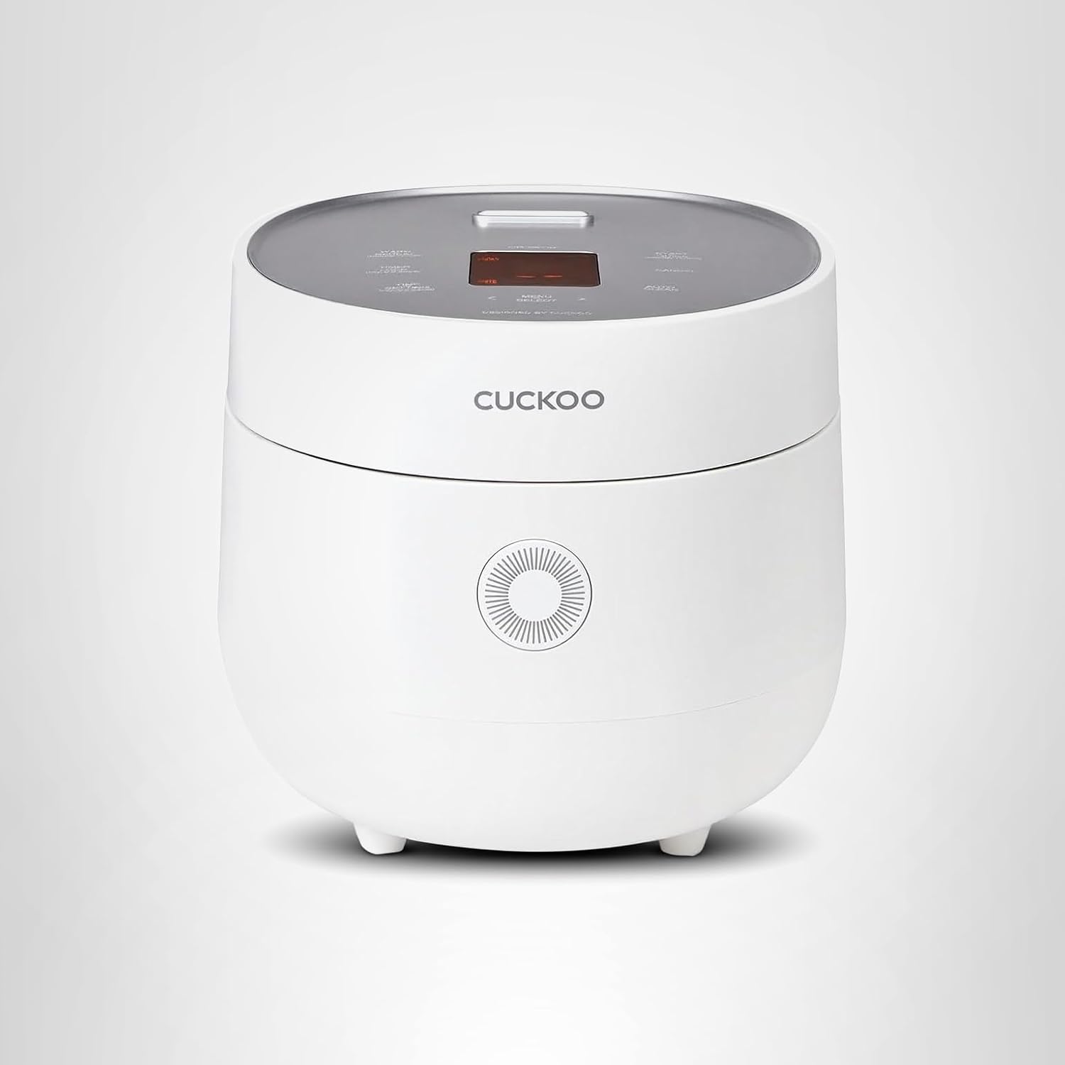 CUCKOO CR-0675FW 6-Cup (Uncooked) / 12-Cup (Cooked) Micom Rice Cooker with Nonstick Inner Pot, 13 Menu Modes, LCD Display, Fuzzy Logic Tech, Auto Clean (White)
