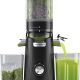 ACOQOOS slow masticating juicer with wide chute and two cups for fresh fruit and vegetable juice.