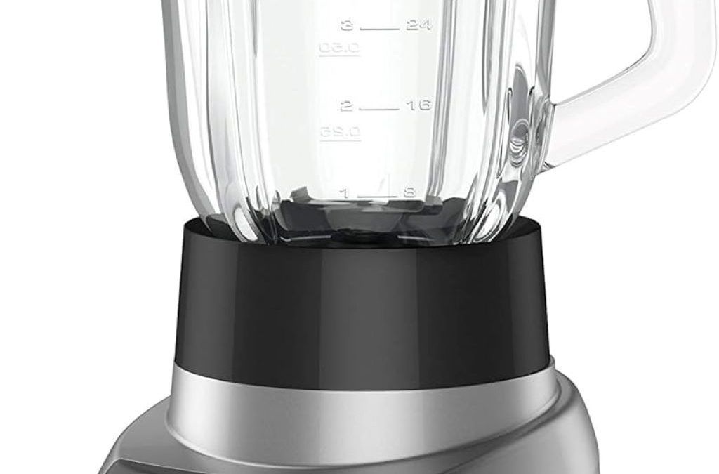 Top view of BLACK+DECKER PowerCrush 700W countertop blender in kitchen