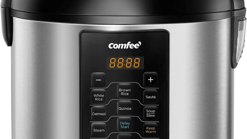 COMFEE’ 10-Cup Rice Cooker: Versatile 8-in-1 Cooking with 5.2 QT Capacity