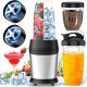 High-speed Colarlemo personal blender set making smoothies and crushing ice.
