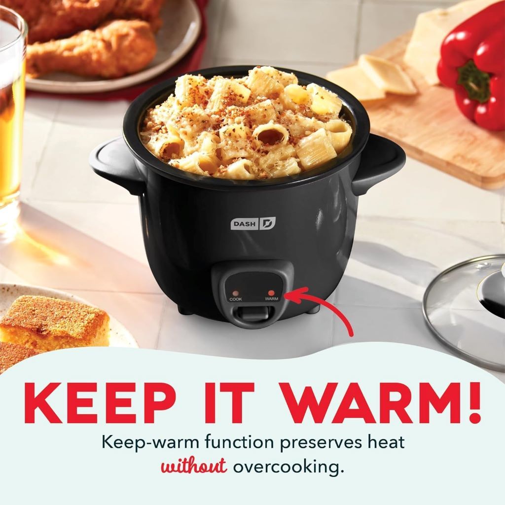 Small kitchen appliance for cooking soups, stews, and grains efficiently