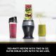 Ninja Fit Compact Personal Blender in black with two 16-oz cups, shown on a kitchen counter