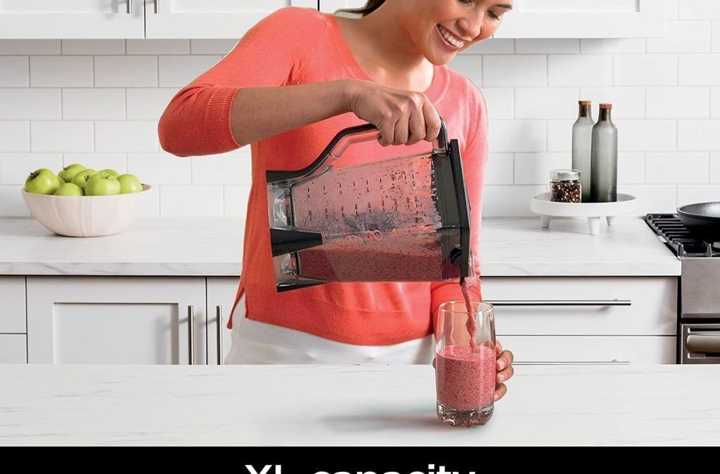 Nutribullet 600W Personal Blender with 24oz cup shown on kitchen counter, ideal for smoothies and shakes