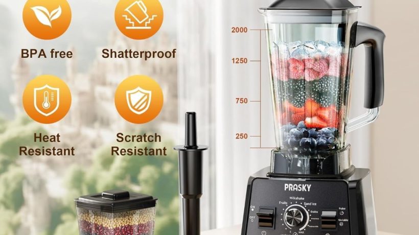 PRASKY Max Blender And Grinder Review – Powerful 2400W Smoothie Maker