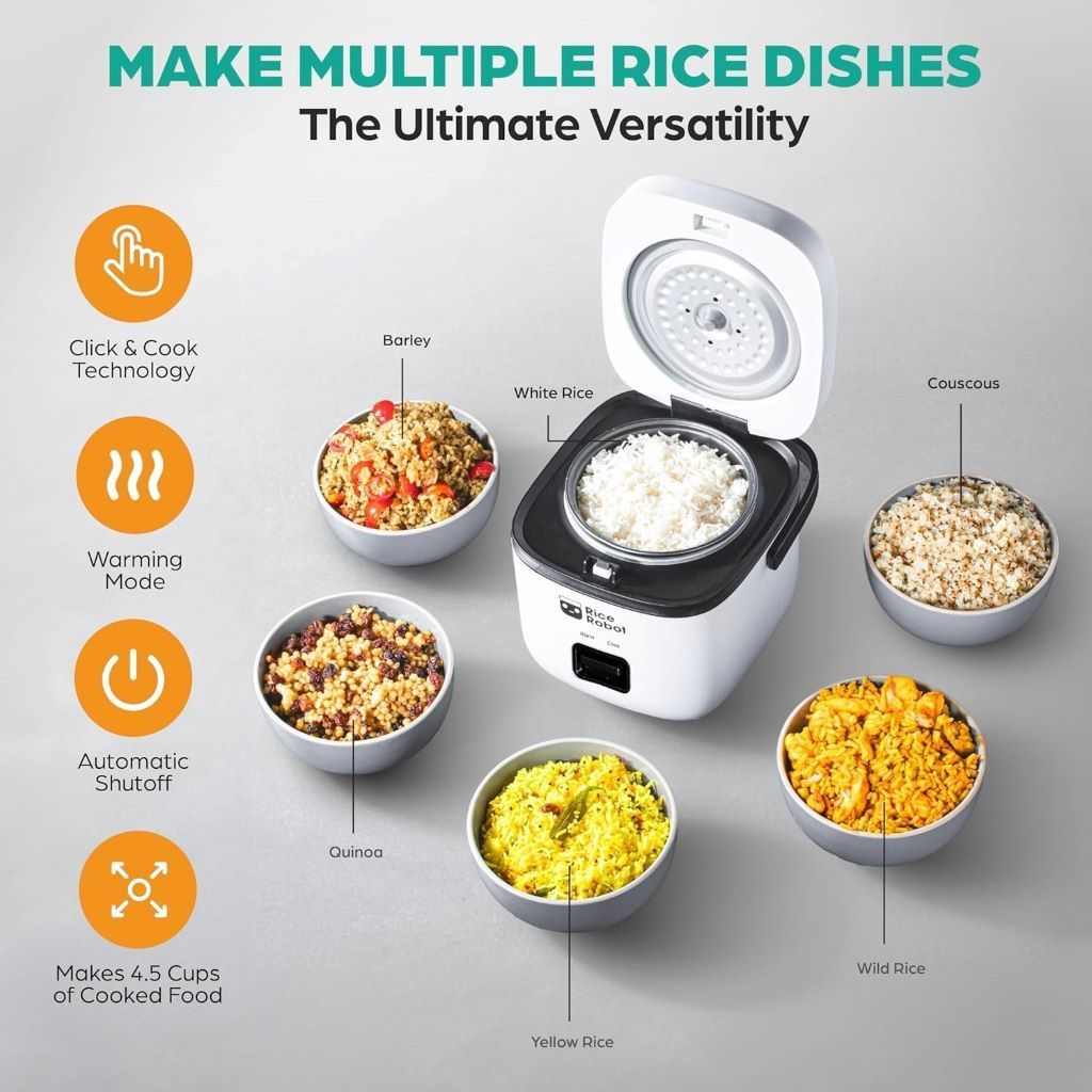PFAS-free Rice Robot rice cooker perfect for small kitchens