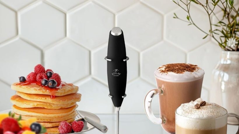 Zulay Kitchen Milk Frother Wand – Powerful And Ultra-Fast Drink Mixer: The Game-Changer Your Kitchen Needs
