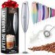 Zulay Powerful Milk Frother with titanium motor for coffee, lattes, and matcha
