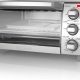 BLACK+DECKER 4-slice toaster oven with stainless steel finish and removable crumb tray