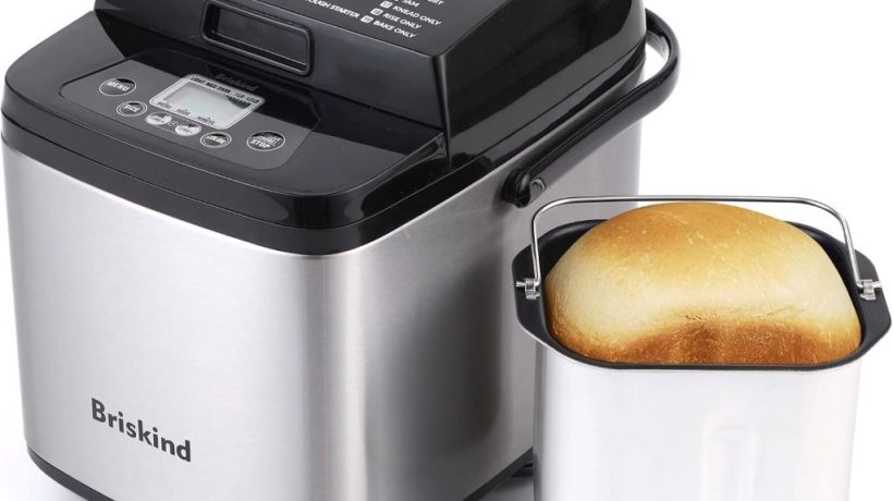Briskind 19-in-1 Compact Bread Maker: Versatile, Portable, and Even-Baking