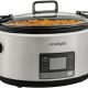 Crock-Pot 7-Quart programmable slow cooker with locking lid in stainless steel