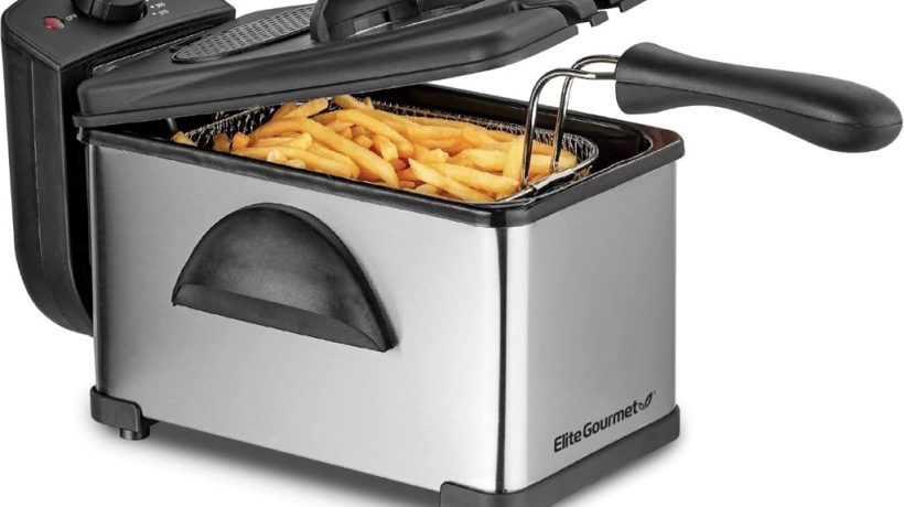 Elite Gourmet EDF2100: Compact Deep Fryer with Adjustable Temp And Viewing Lid