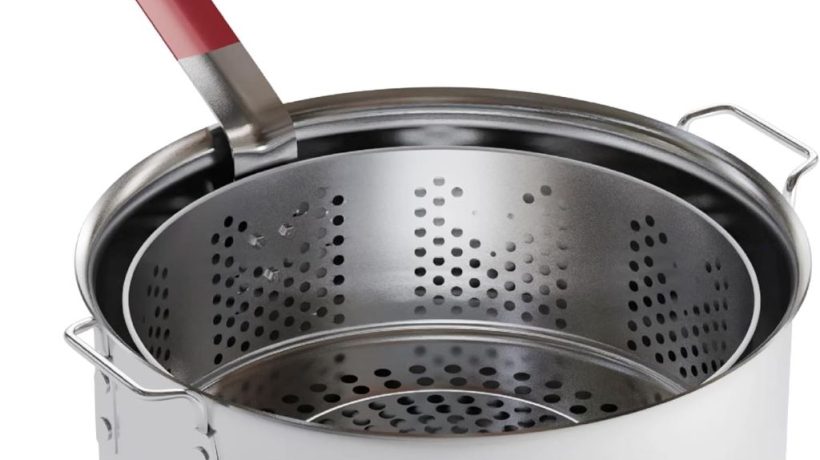 Gas One 10QT Aluminum Deep Fryer with Basket – Durable Outdoor Fry Pot for Seafood And Chicken