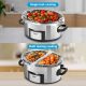 Large slow cooker bags by JVVFUU, 13x21 inches, fits oval and round Crock Pots.