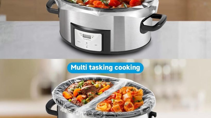 JVVFUU Large Slow Cooker Liners – Easy, Disposable, Fits 3-8 Quart Crock Pots Review