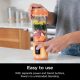 Ninja Blast Portable Blender in orange apricot with 18oz vessel for shakes and smoothies