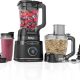 Ninja TB401 all-in-one blender and food processor with 1800-watt motor in black