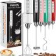 Sakgos rechargeable milk frother with stand and three stainless steel whisks