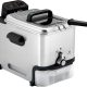 T-fal 3.5L stainless steel electric deep fryer with basket and lid