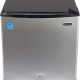 Whynter CUF-112SS stainless steel mini upright freezer with lock