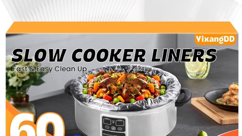 YixangDD 60-Pack Slow Cooker Liners Review – Large, BPA-Free And Easy Cleanup