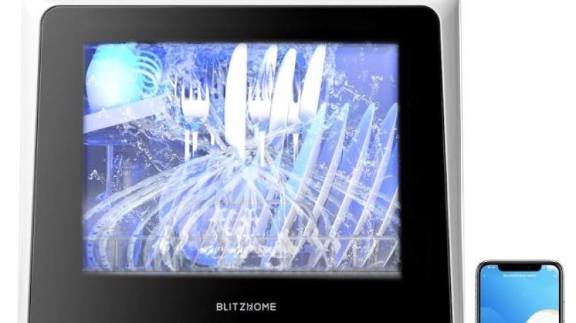 BLITZHOME Compact Smart Dishwasher: Efficient, WiFi-Enabled, and Versatile