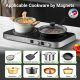 Compact and powerful AMZCHEF induction stove with 9 power levels and 99-minute timer.