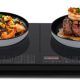 NuWave double induction cooktop with dual burners on a kitchen counter