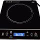 OMEO 1800W portable induction cooktop with LED display and touch controls on a kitchen countertop.
