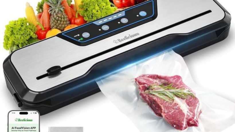 Beelicious EXT-VAC Vacuum Sealer: Automatic Air Sealing with Starter Kit And 2-Year Warranty