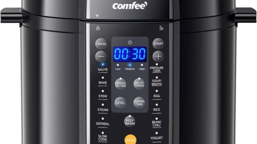 COMFEE’ 9-in-1 Electric Pressure Cooker – Versatile 6-Qt Multi-Cooker