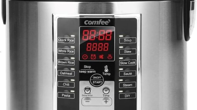 COMFEE’ 5-in-1 Multi Cooker: 12 Programs, 5.2Qt, Large Capacity And 24H Keep Warm