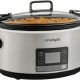 Crock-Pot 7-quart programmable slow cooker with stainless steel finish and locking lid