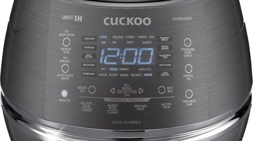 Cuckoo 6-Cup IH Rice Cooker – 21-Menu Versatile Smart Cooker with Voice Guide