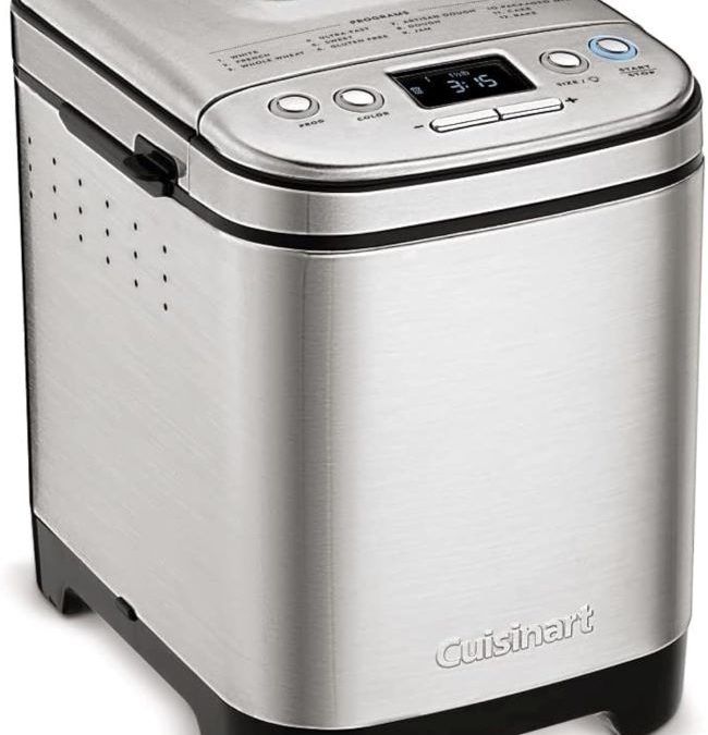 Cuisinart CBK-110NAS stainless steel automatic bread maker with digital display