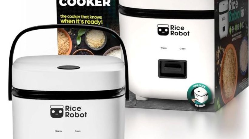 EMSON Rice Robot Personal Rice Cooker, PFAS-Free Nonstick, 1-Quart