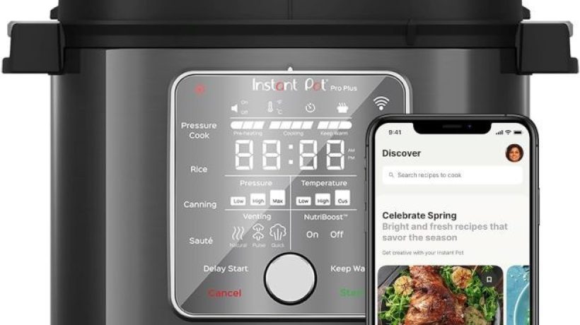 Instant Pot Pro Plus 6-Quart: Smart All-in-One Cooker with Wi-Fi And 800+ Recipes