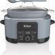Ninja MC1001 Foodi 8-in-1 multi-cooker in Sea Salt Gray with slow cook, steam, and Dutch oven functions.