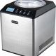 Whynter ICM-201SB stainless steel ice cream maker with digital LCD display and timer