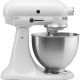 KitchenAid K45SS Classic Series 4.5 quart tilt-head stand mixer in white