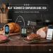 Comparison of meat thermometers, including instant, probe, infrared, and smart types