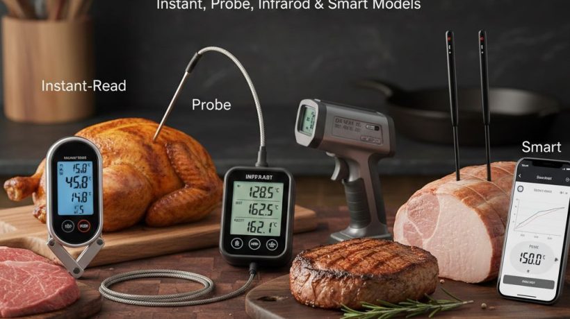 Meat Thermometer Comparison Guide 2026: Instant, Probe, Infrared & Smart Models