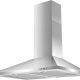 Stainless steel SNDOAS stove vent hood with LED lighting and easy button controls